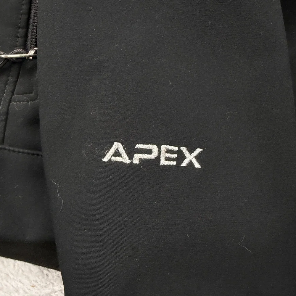 The North Face Apex Bionic‎ Softshell Jacket Mens Medium Black Windproof Fleece